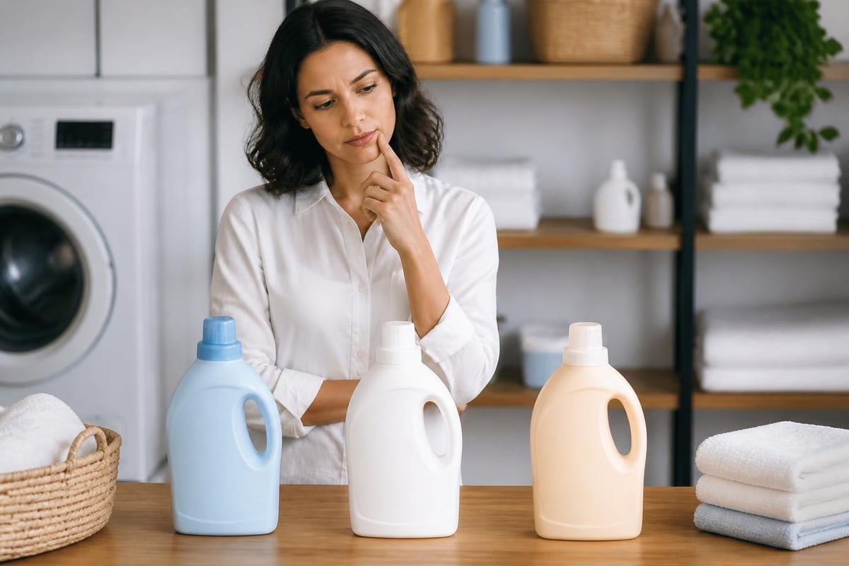 Comparing scented and unscented detergent options