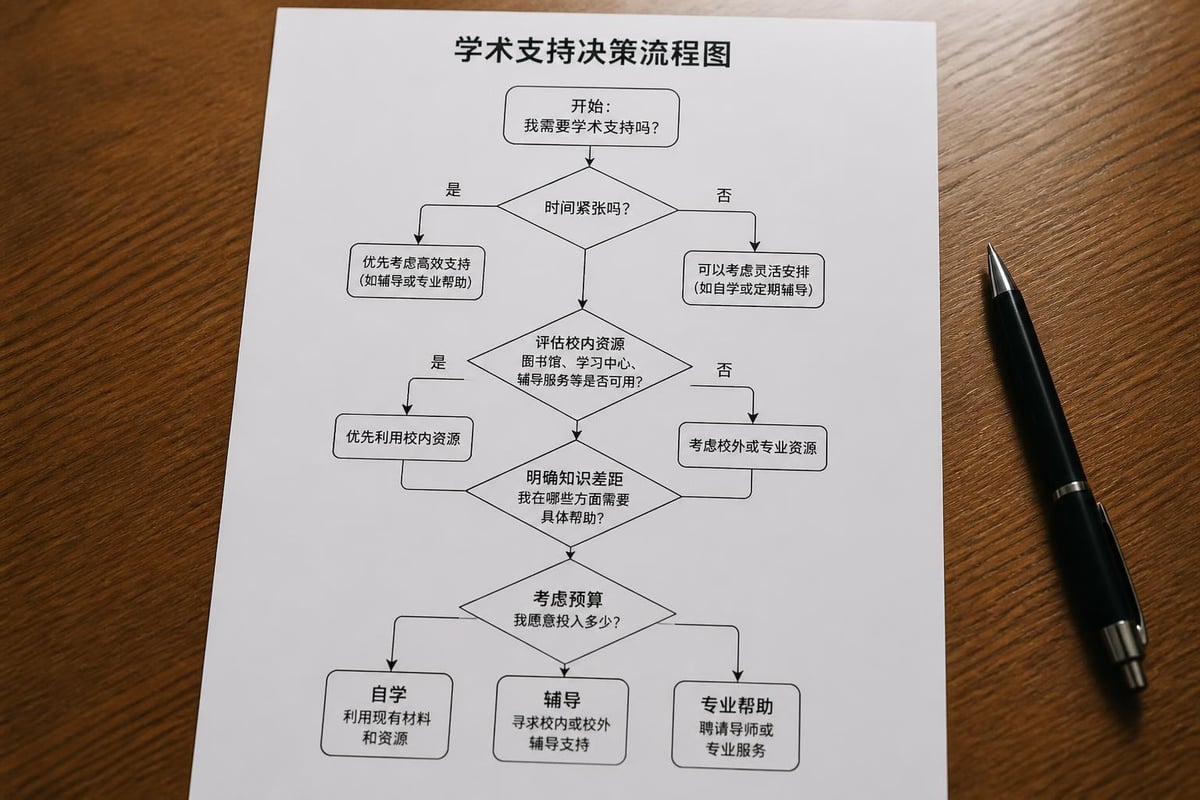 學術支援決策流程