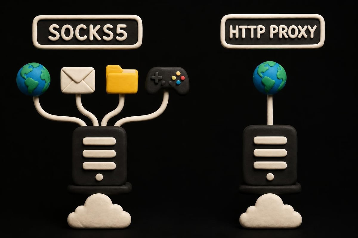 SOCKS5 vs HTTP proxy comparison