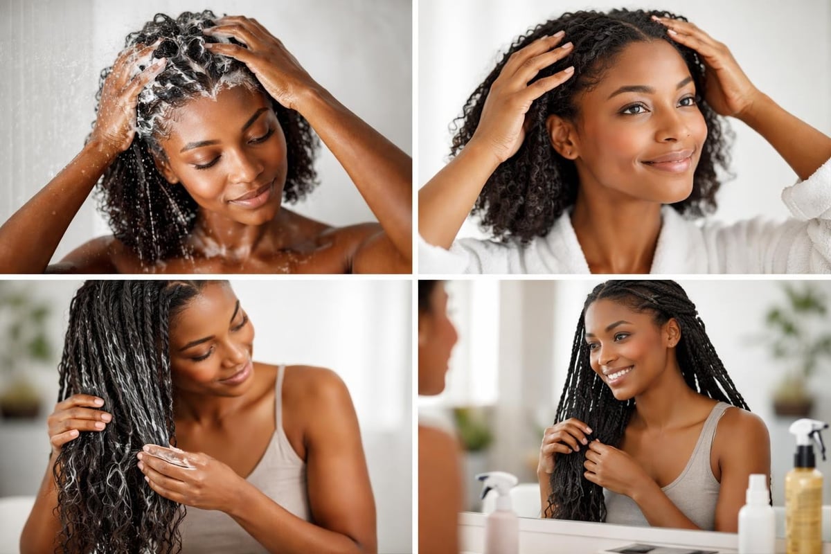 Hair maintenance routine