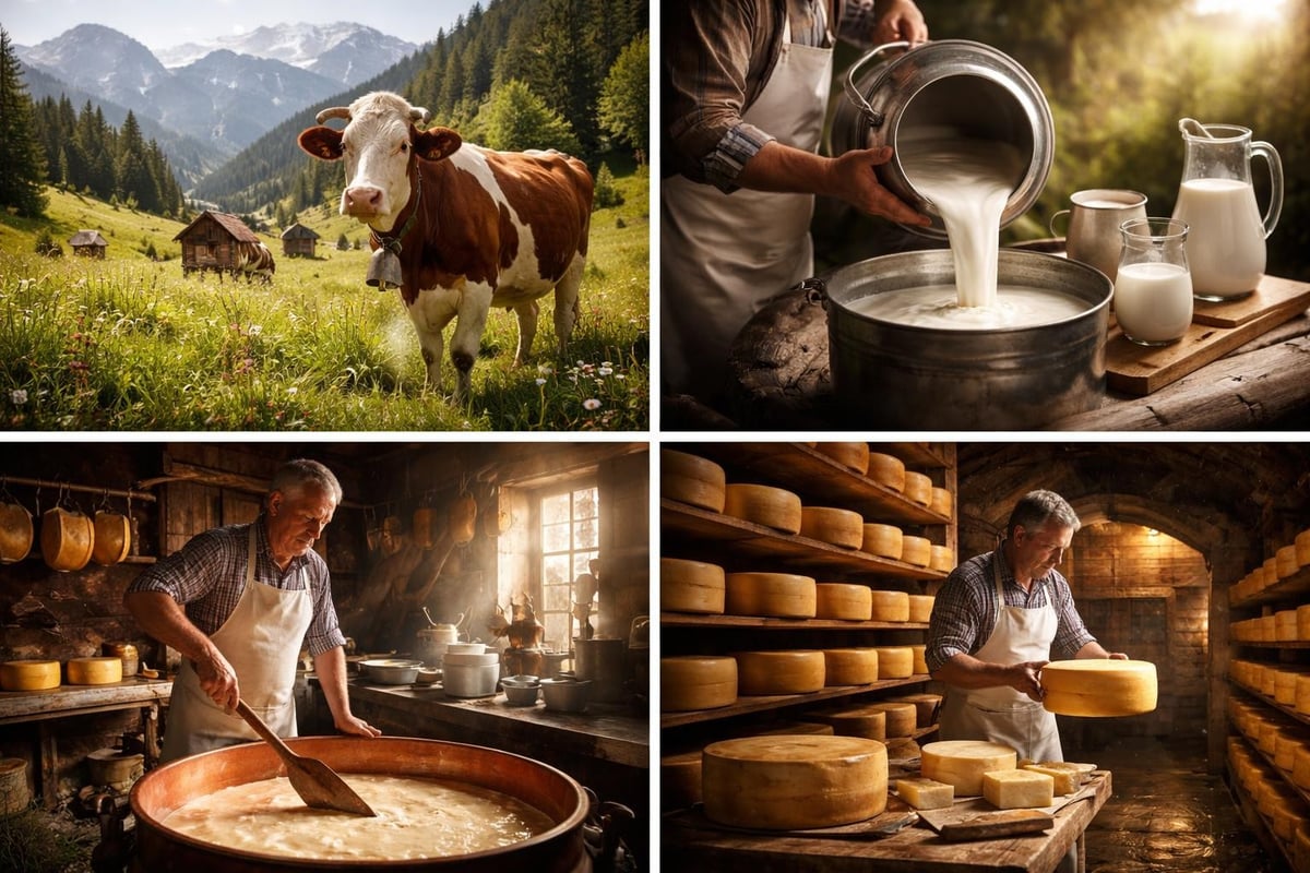 Almwirtschaft und Käseherstellung