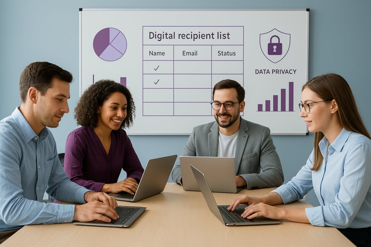 Schritt 3: Empf&auml;ngerliste aufbauen und rechtssicher verwalten