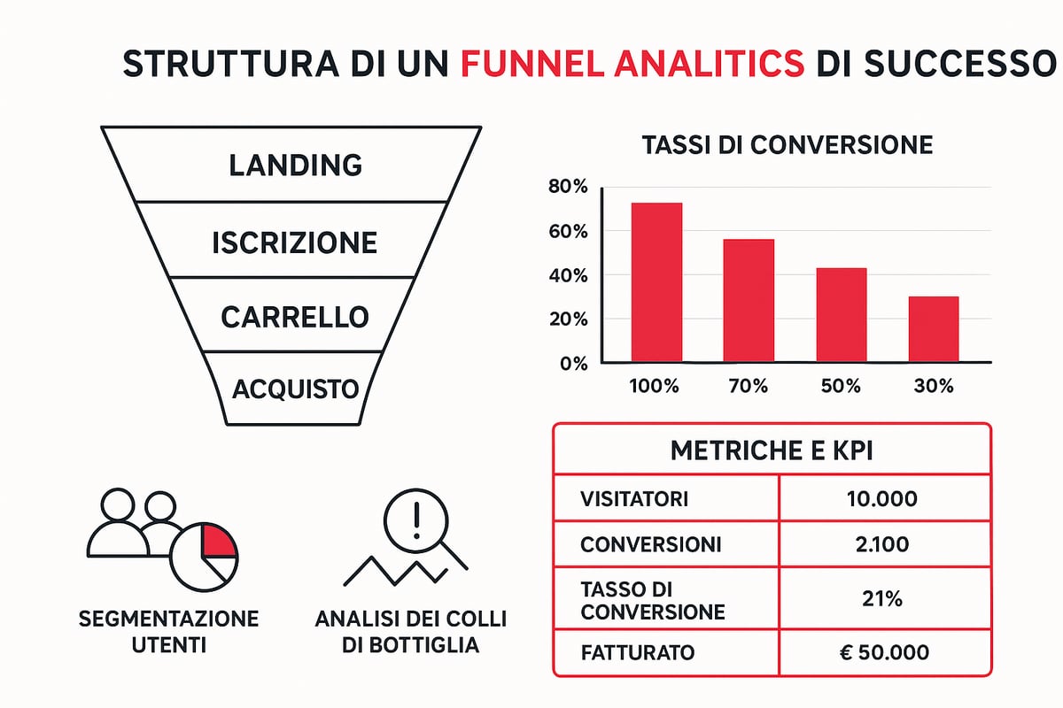Guida Completa a Funnel Analytics: Strategie e Best Practice 2025 6 Strutturare un Funnel di Successo: Step, Metriche e KPI