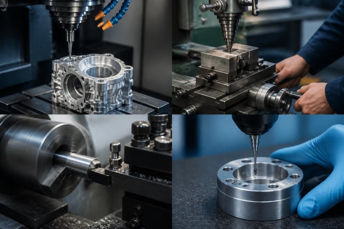 Precision machining processes