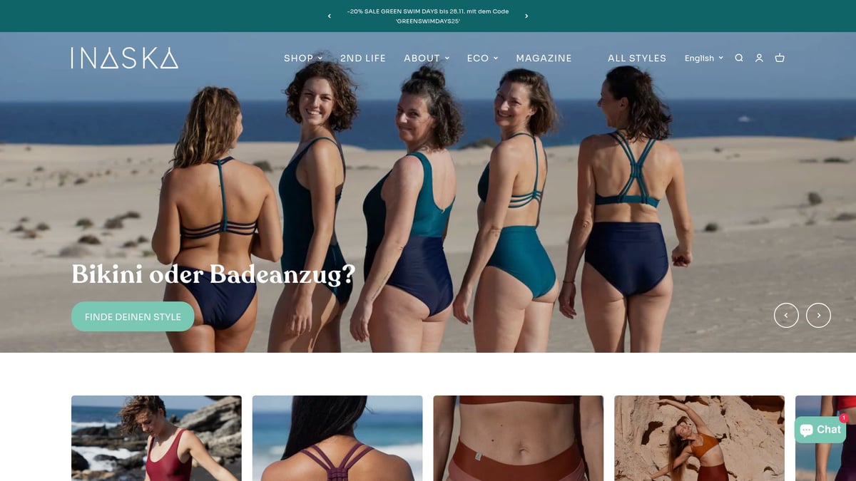 7 Trendige Marken für nachhaltige Bademode 2026 - Inaska – Sportliche Performance & Nachhaltigkeit