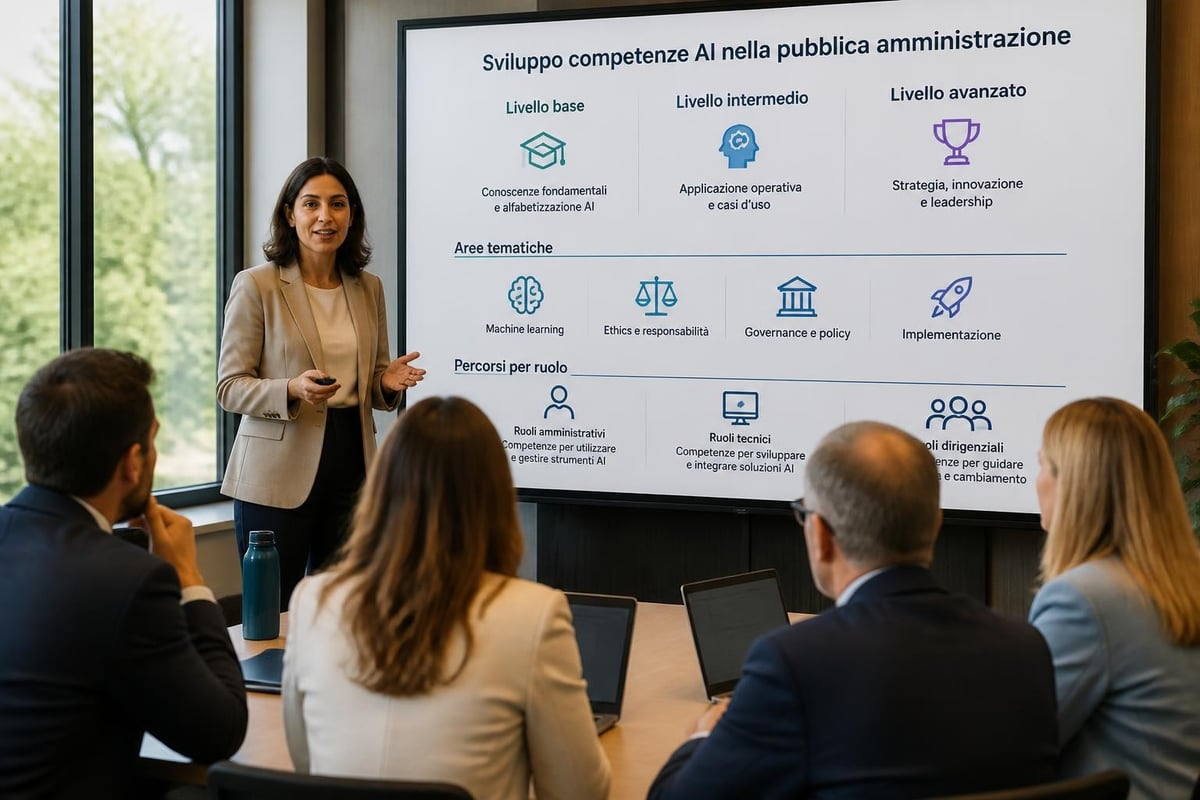 Percorsi formativi AI per dipendenti pubblici