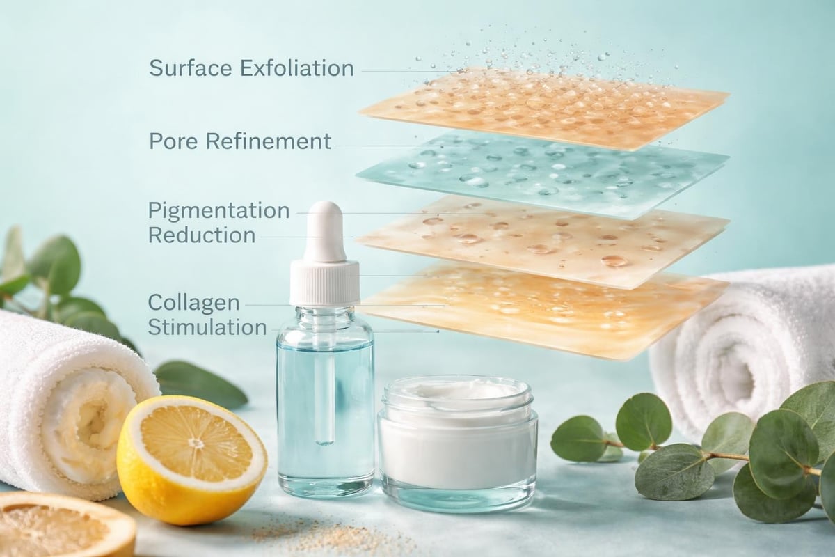Chemical exfoliation benefits