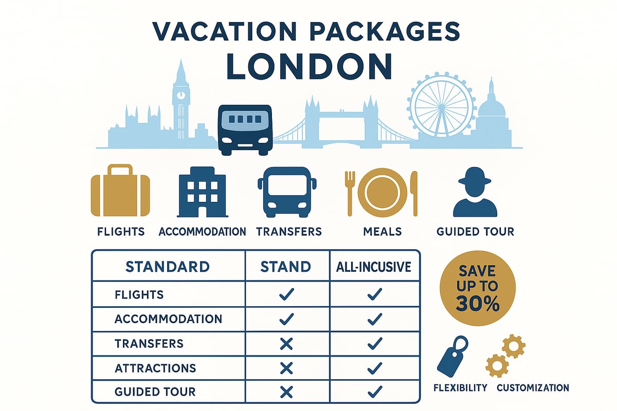 What’s Included in a Typical London Vacation Package?
