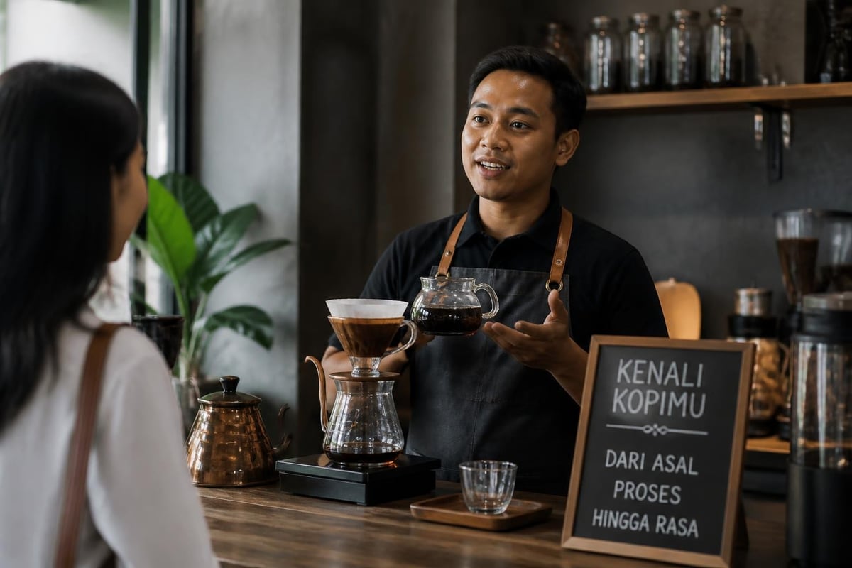 Peran barista profesional