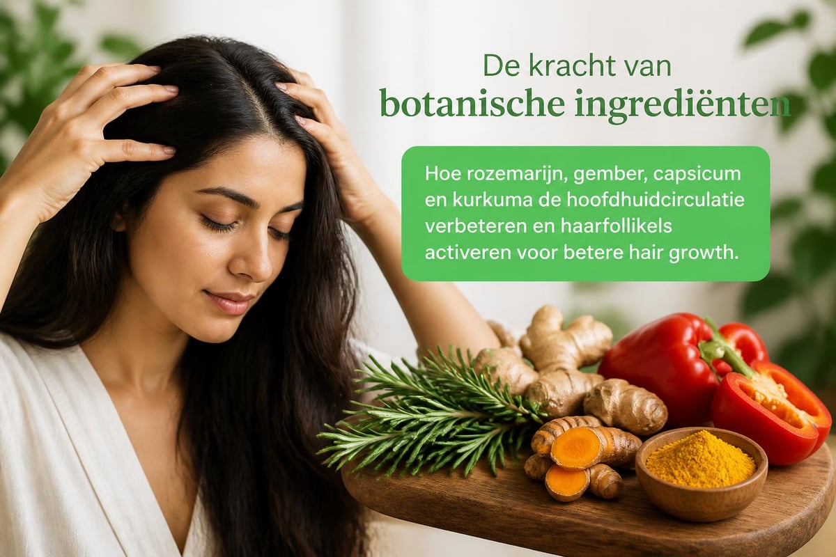 Natuurlijke ingrediënten voor haargroei