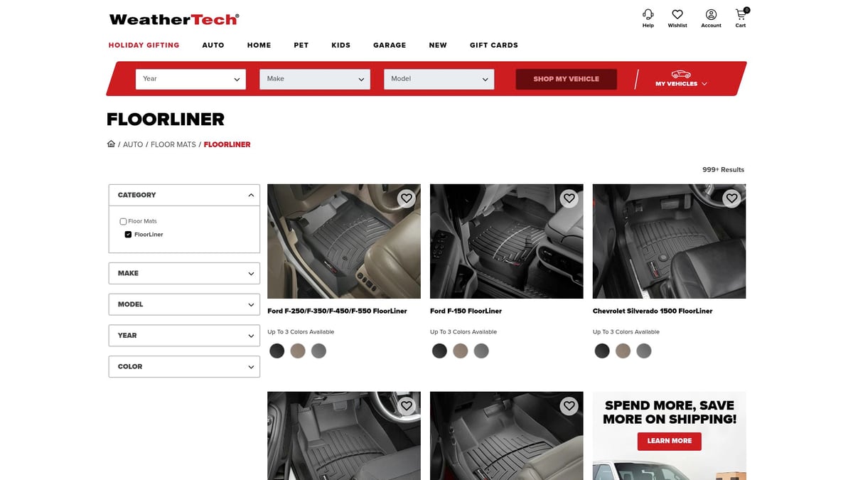 9 Essential Car Accessories Online Store Picks for 2025 - WeatherTech FloorLiner Custom Mats