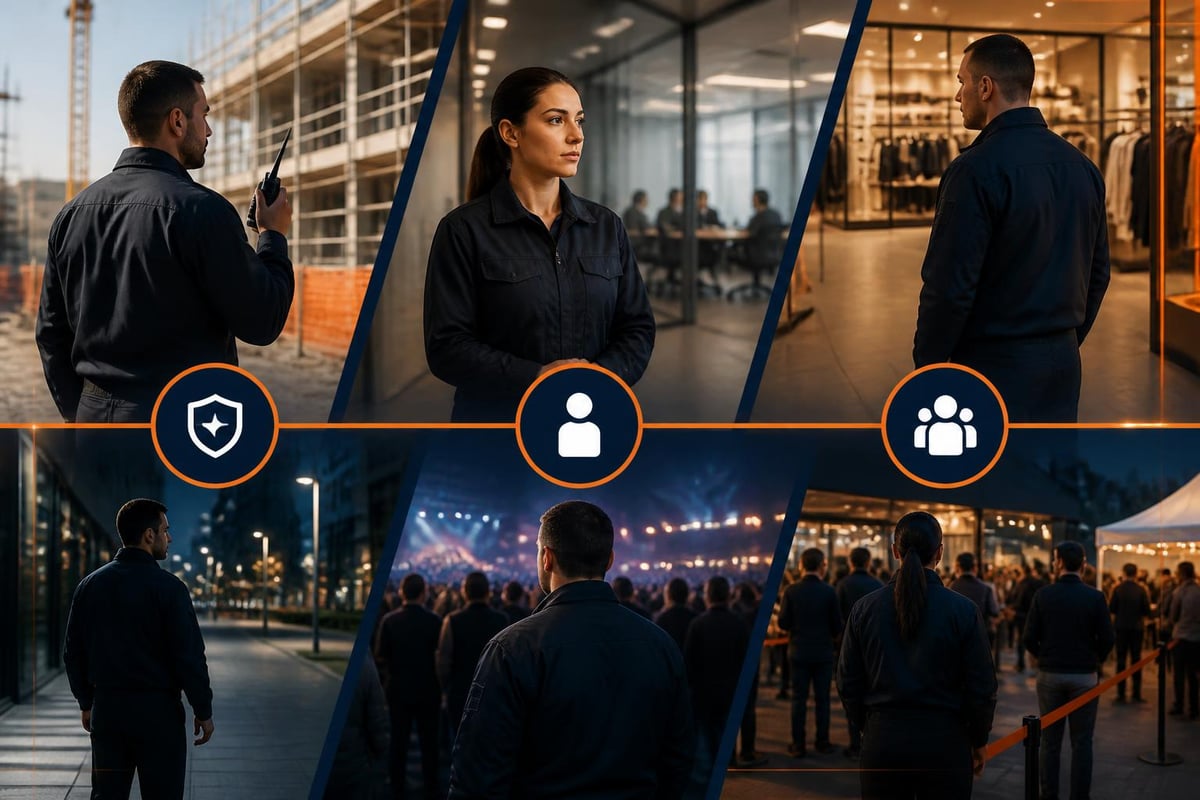 Event security service categories comparison
