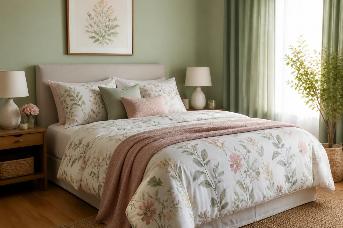 Bedroom colour coordination