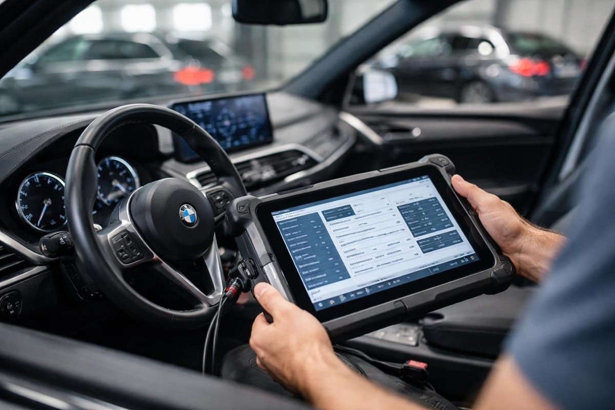 European car diagnostic process