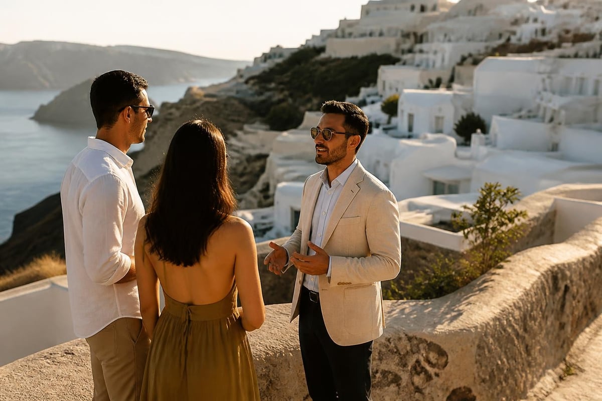 Elements of modern greece luxury travel