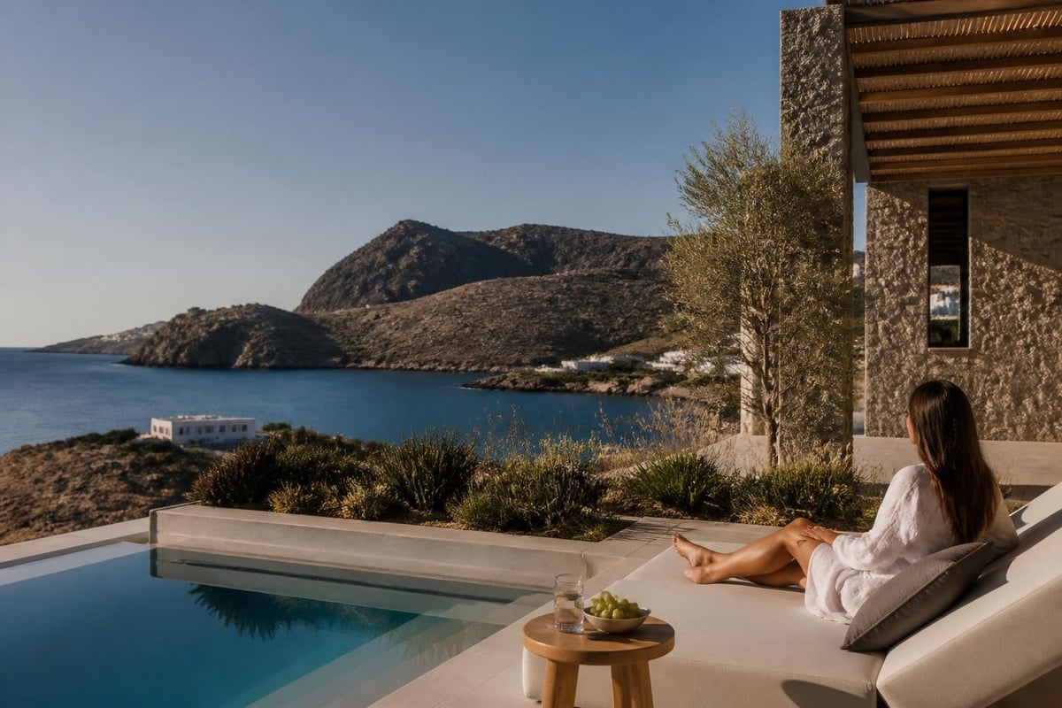 Greece luxury accommodation features