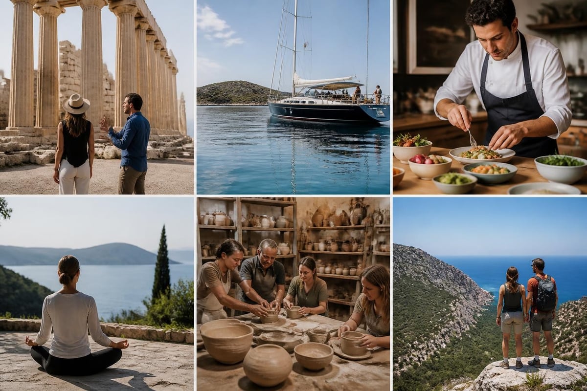 Types of exclusive greece luxury experiences