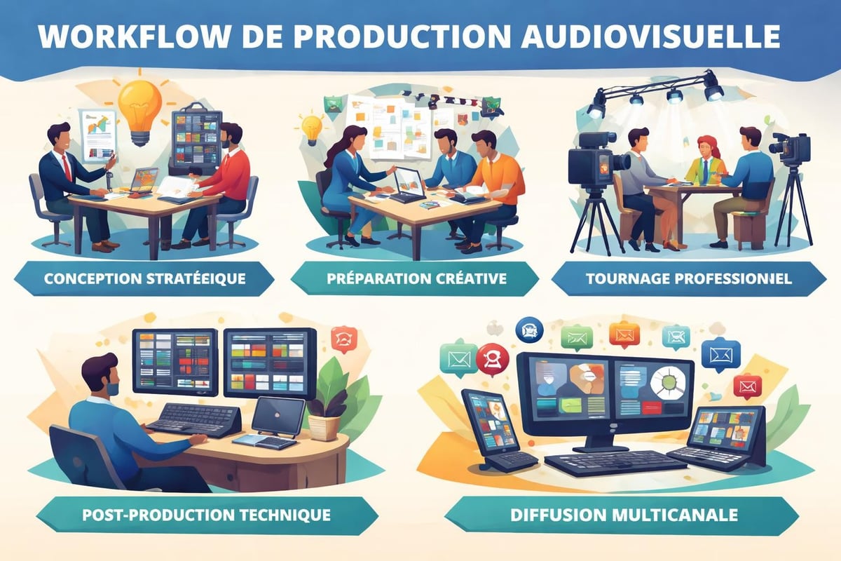 Processus de création de films corporate