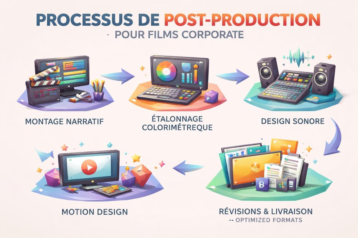 Étapes de post-production