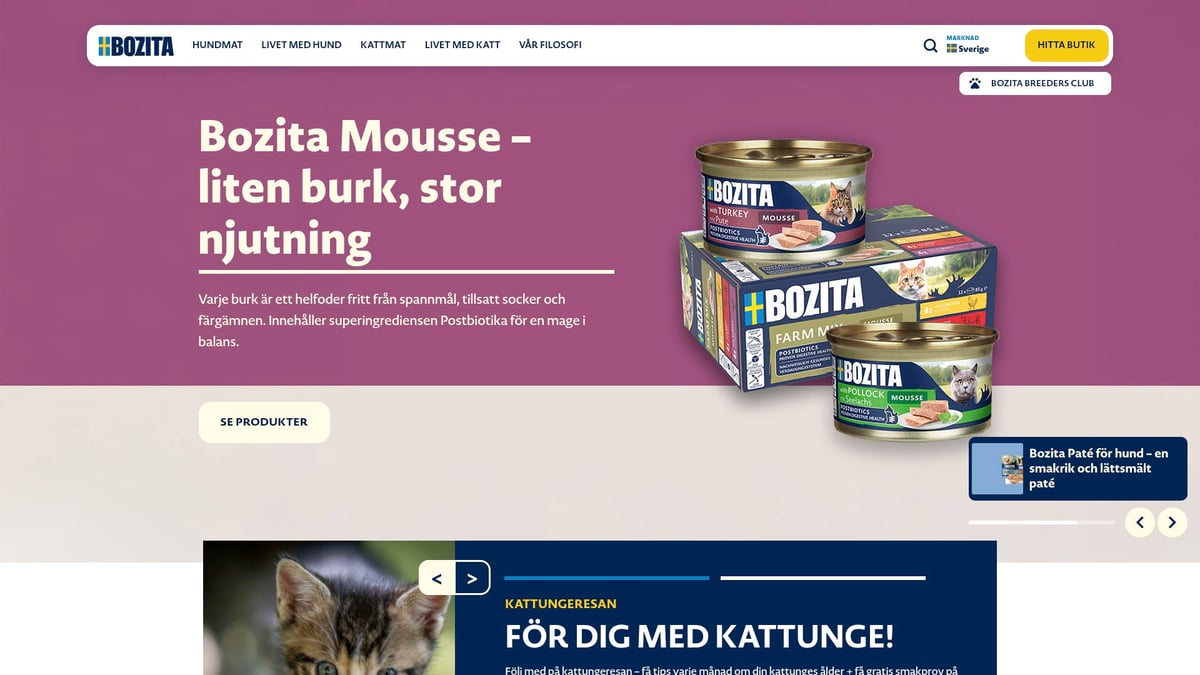 7 Bästa Hundfoder Svensktillverkat Du Måste Testa 2026 - Bozita Robur Sensitive Single Protein Lamb & Rice