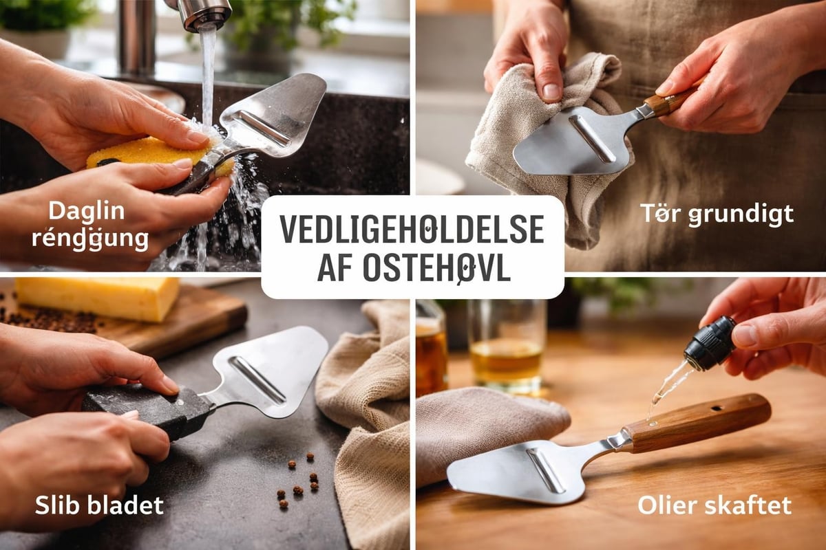 Oste h&oslash;vl vedligeholdelse