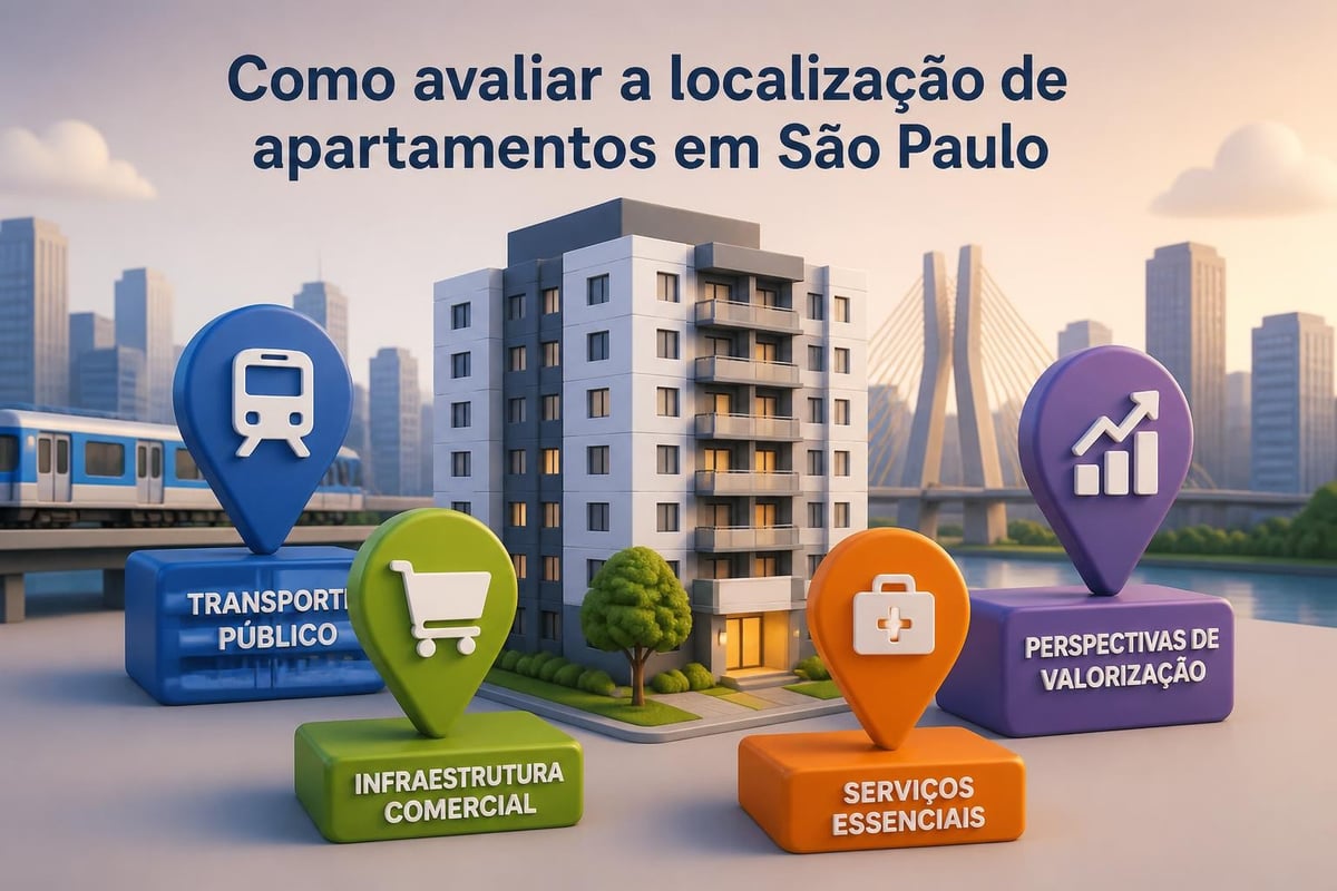 Análise de localização de apartamentos