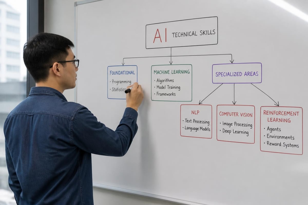 AI career technical skills pyramid
