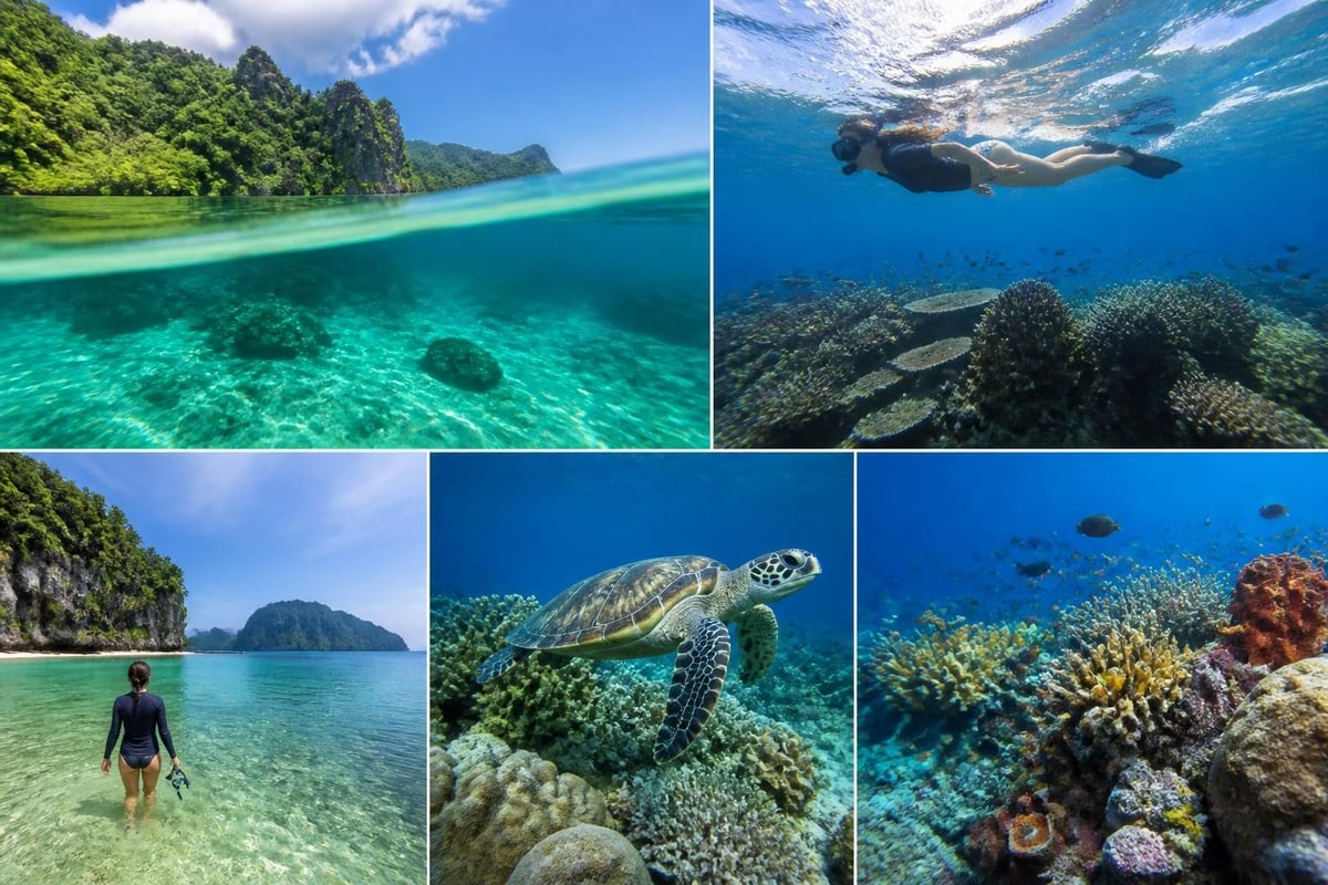 Characteristics of quality snorkeling sites