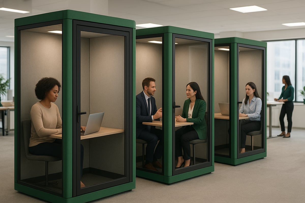 Why Soundproof Office Booths Are Essential in 2025