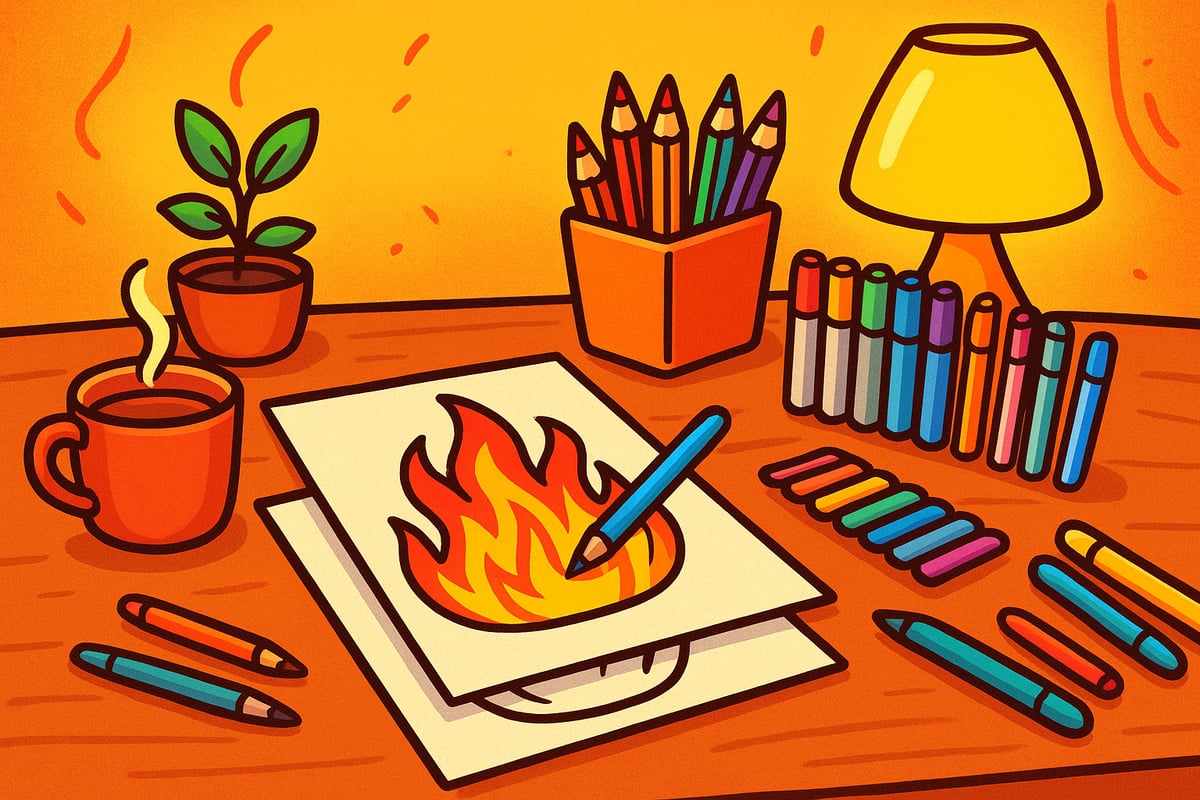 Step-by-Step Guide: Creative Coloring Techniques for Flames