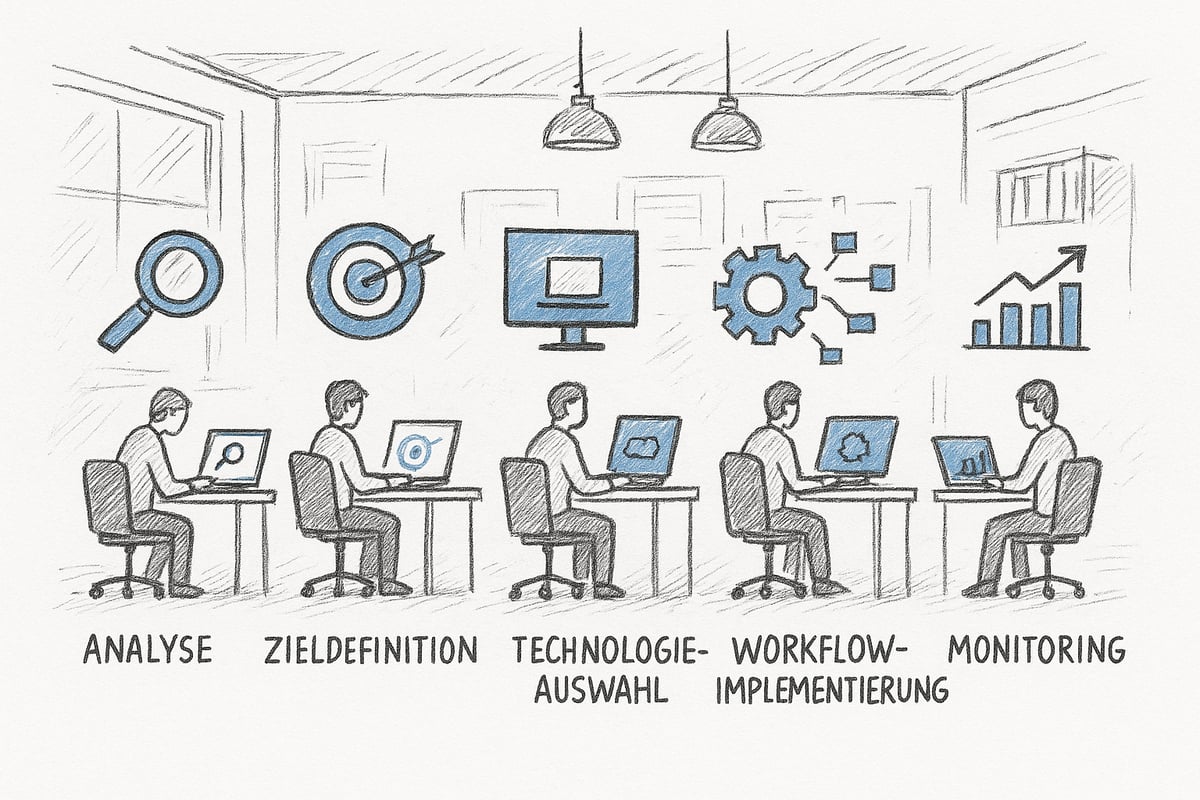 Schritt-für-Schritt: Automatisierte Prozesse im Unternehmen einführen