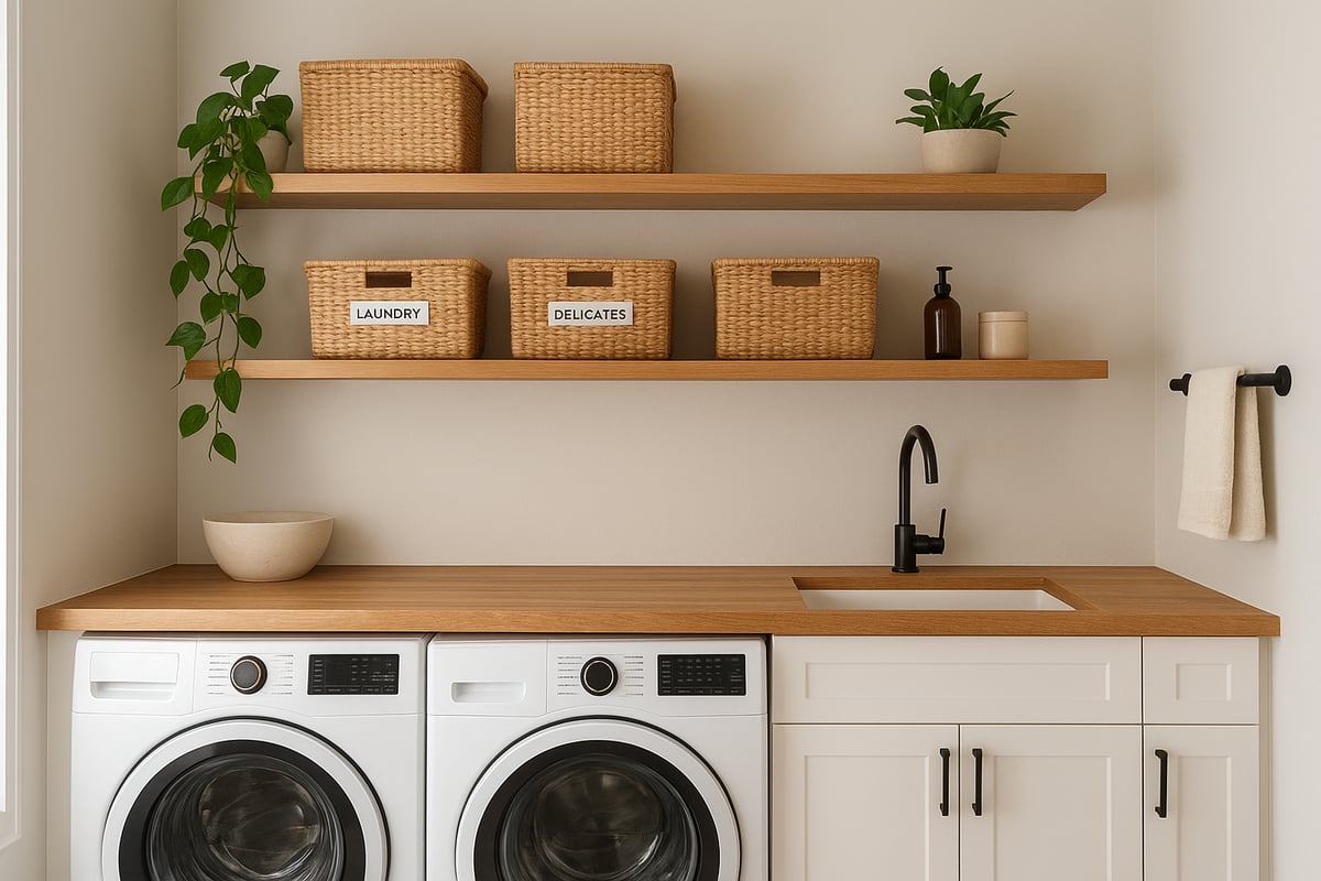 Styling and Personalizing Your Above-Laundry Storage