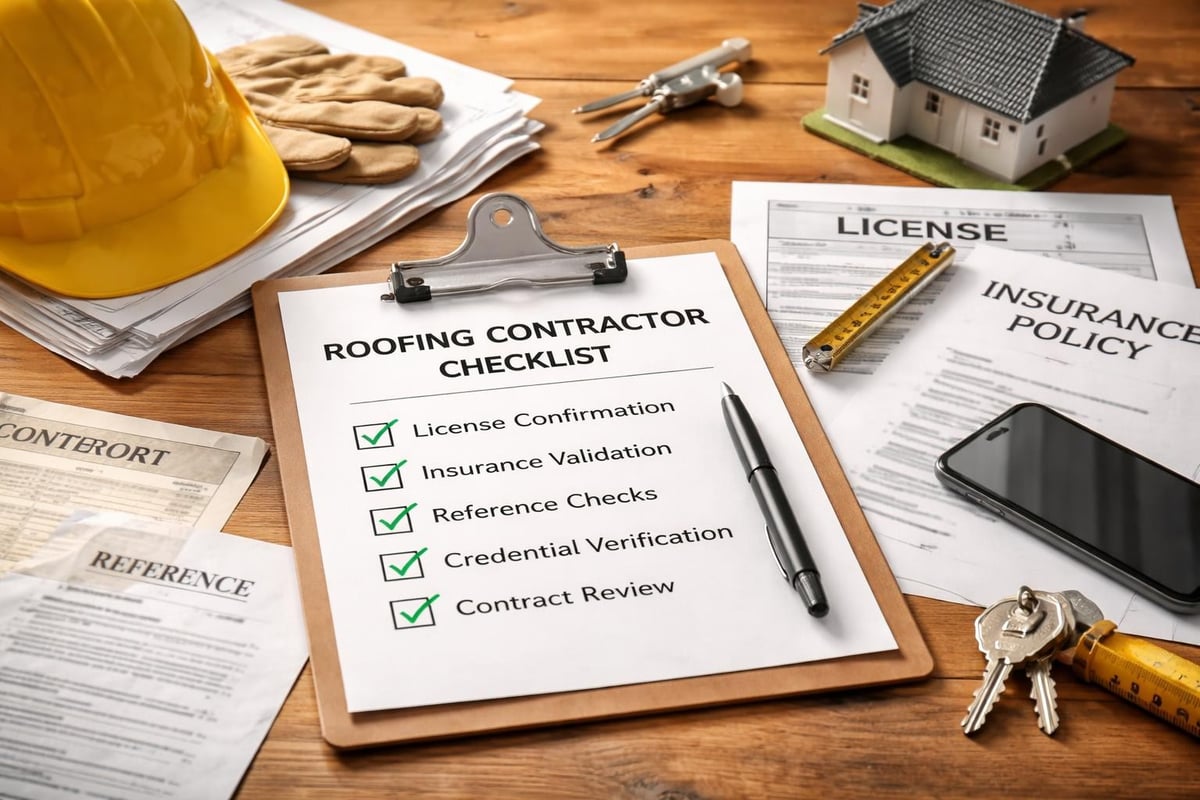 Contractor verification checklist