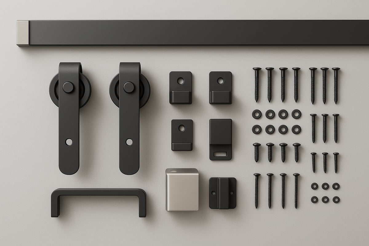 Understanding Barn Door Hardware Kits: Components & Functions