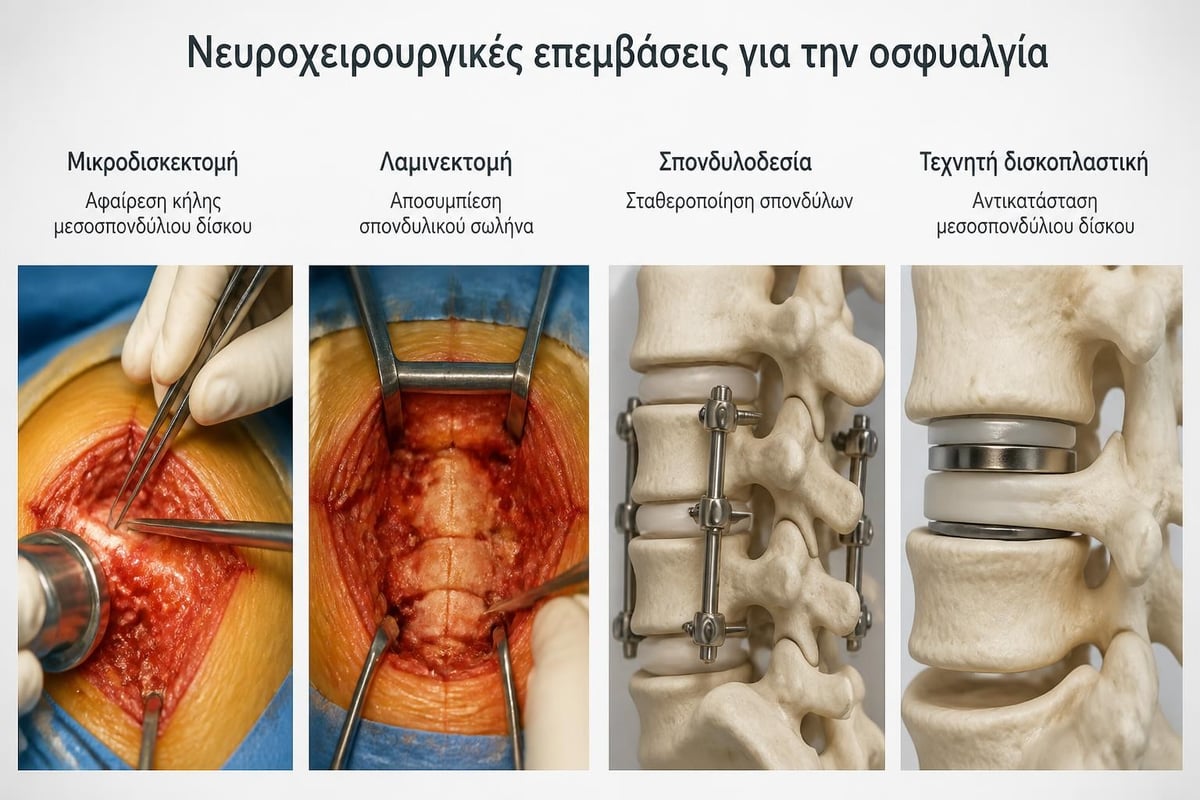 Χειρουργικές τεχνικές σπονδυλικής στήλης
