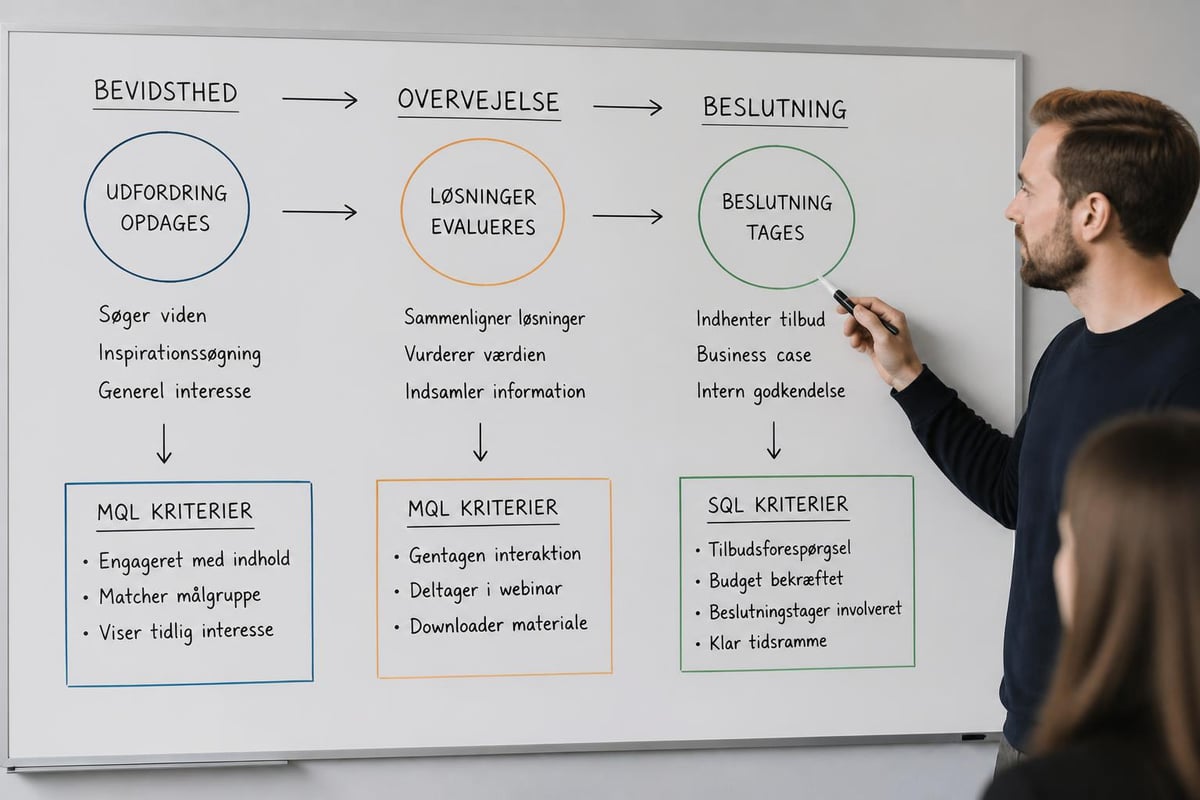 B2B leadgenerering funnel