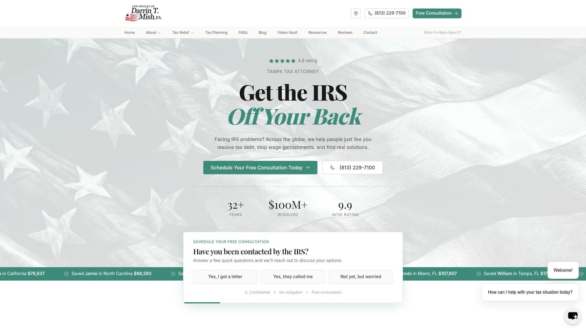 Settle IRS Debt Guide: Expert Strategies for 2026 - Law Offices of Darrin T. Mish, P.A.: Expert IRS Debt Relief