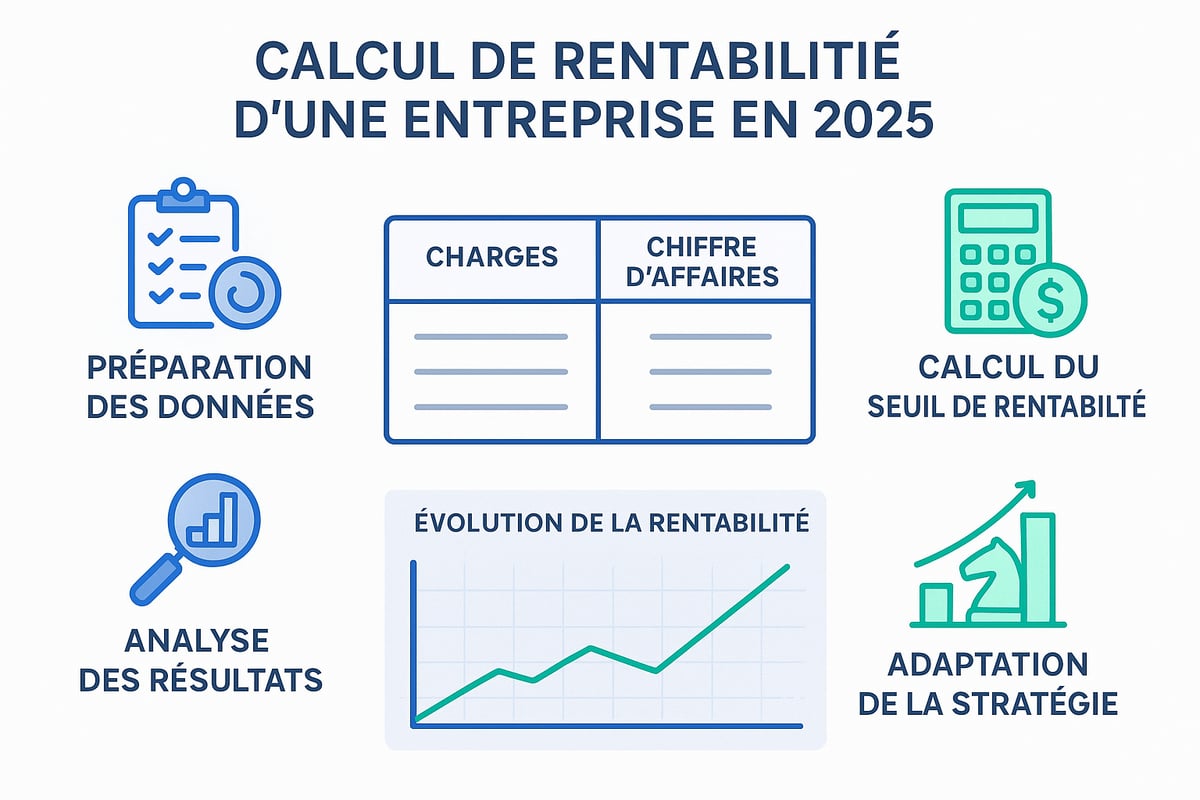 Étapes chronologiques pour calculer et analyser la rentabilité