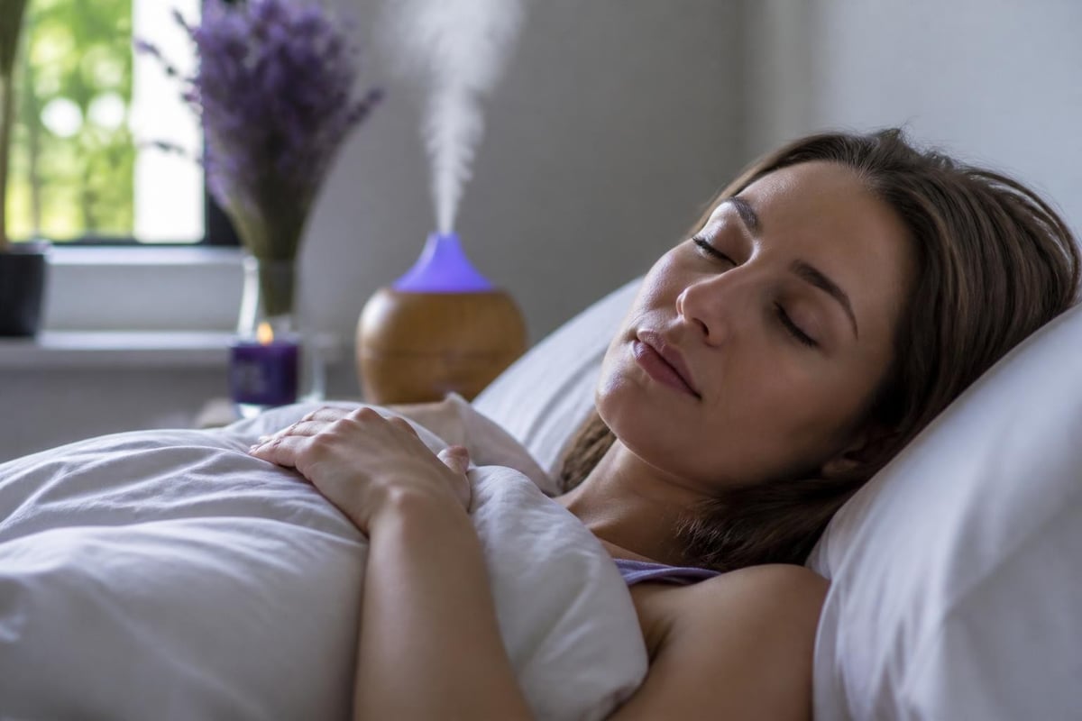 Lavender compounds and sleep mechanisms