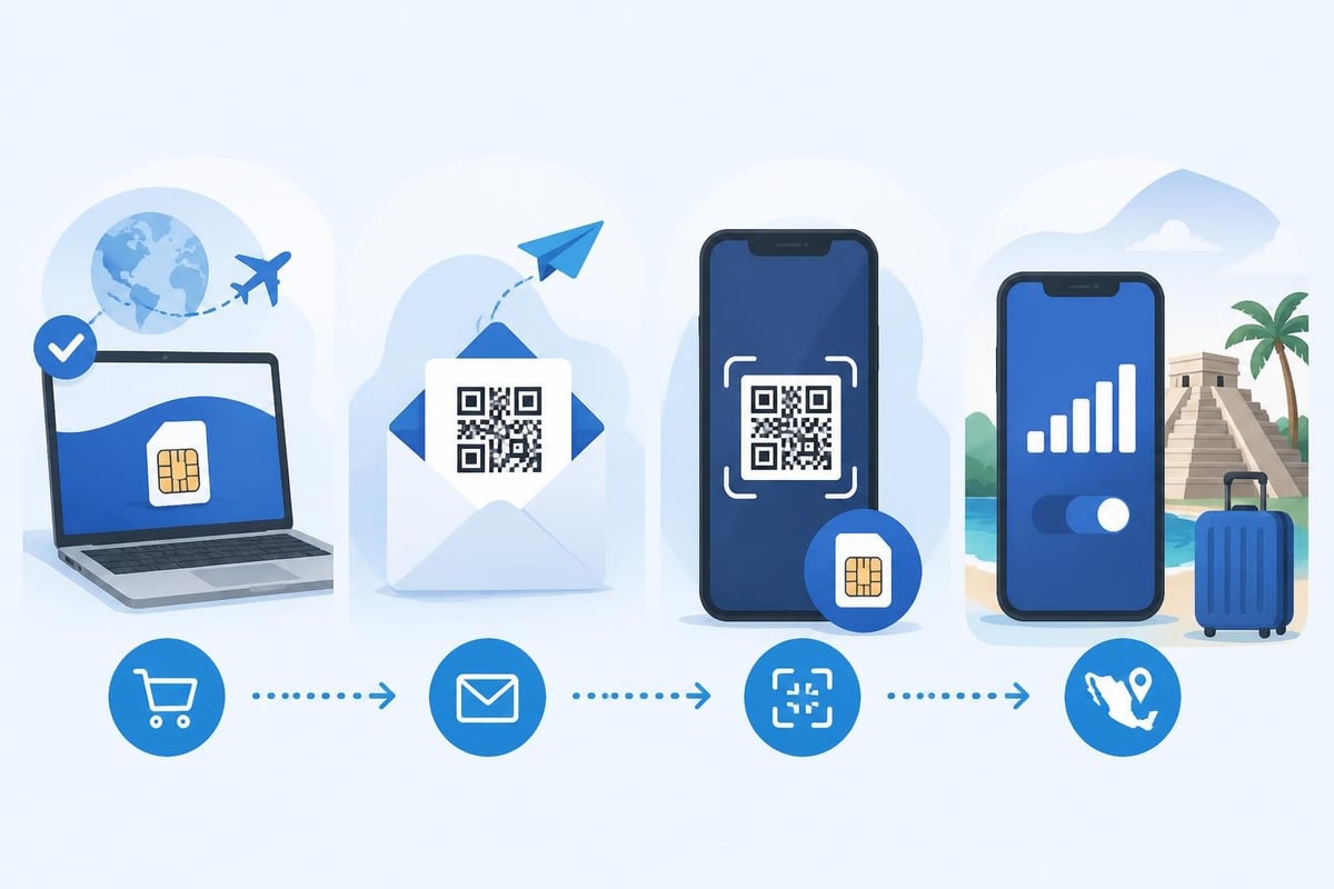 ESIM activation process
