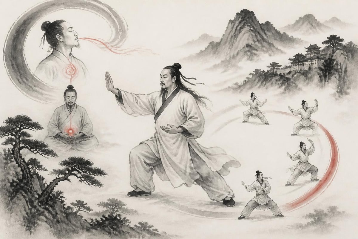 Qi cultivation in Wudang Form 13