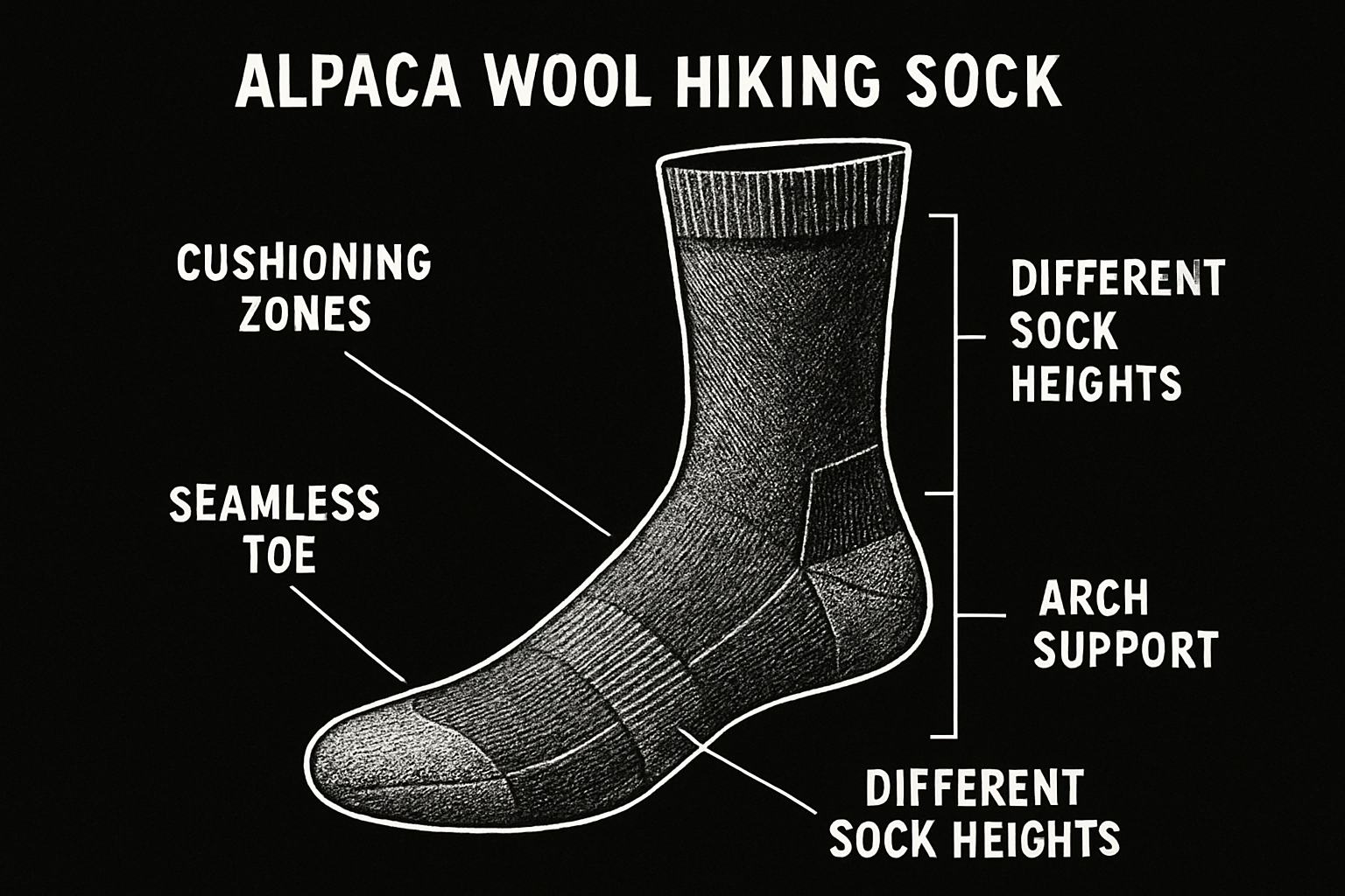 Key Features to Consider in Alpaca Wool Hiking Socks