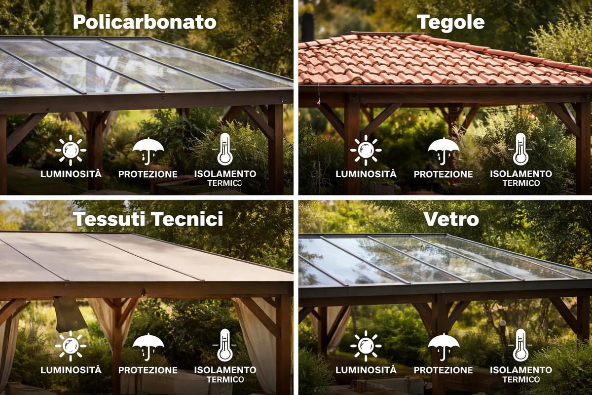 Sistemi di copertura gazebo