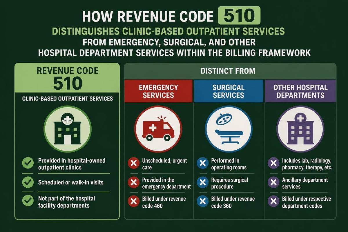 Revenue code 510 classification