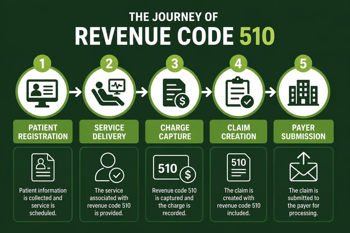 Revenue code 510 billing process