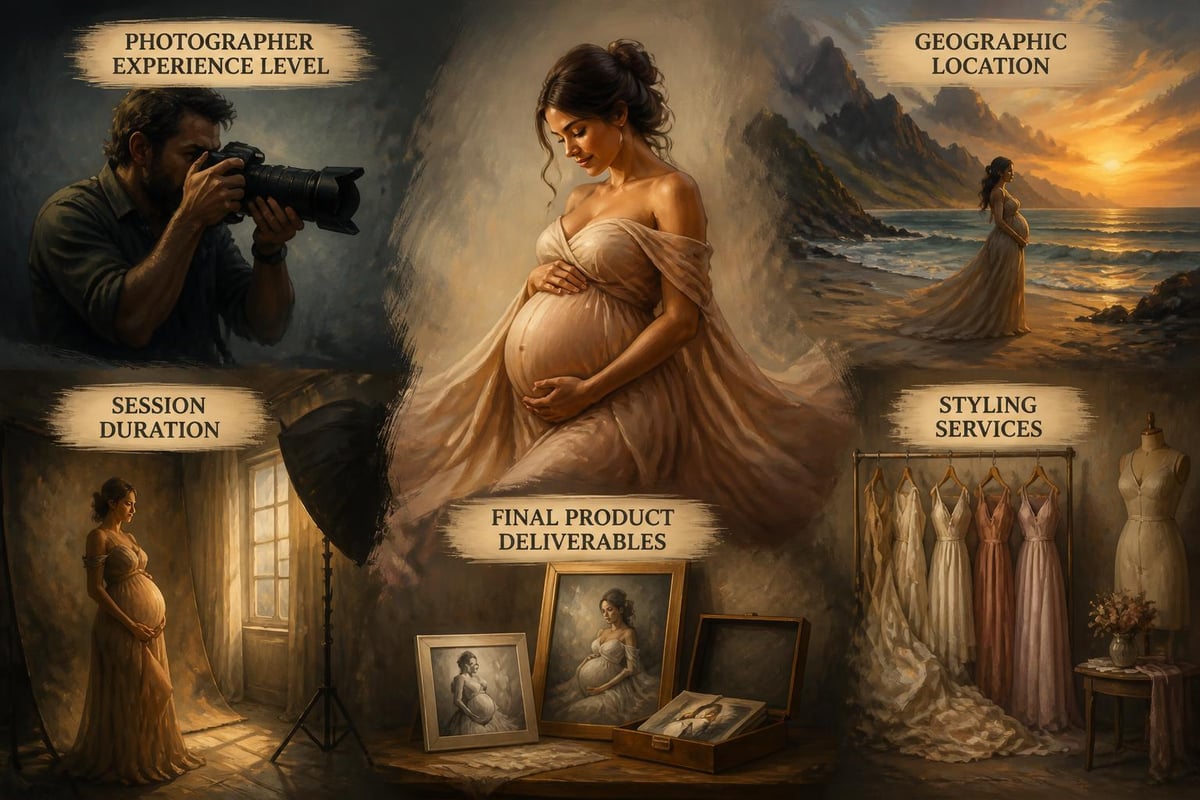 Factors affecting maternity session costs
