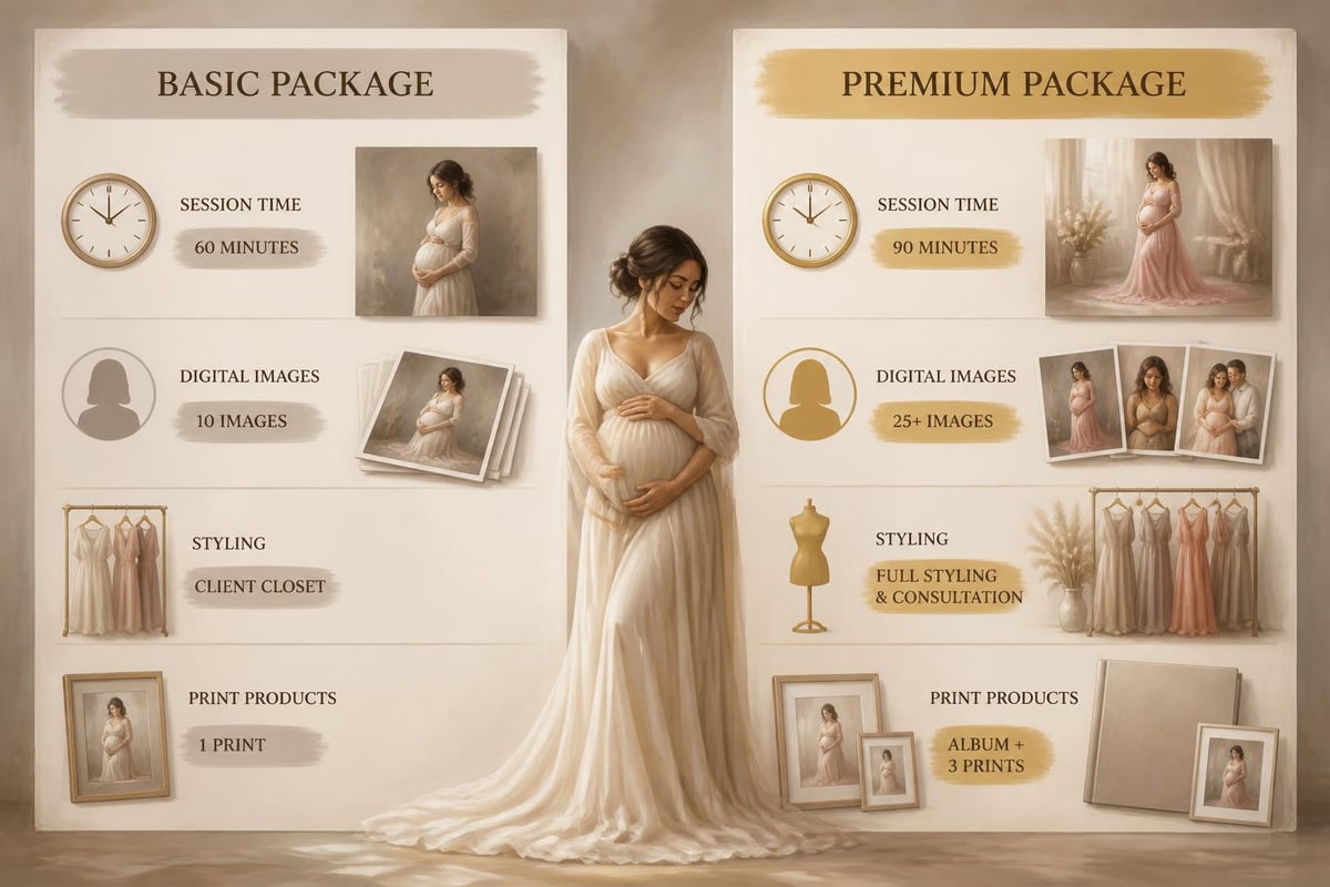 Maternity package comparison