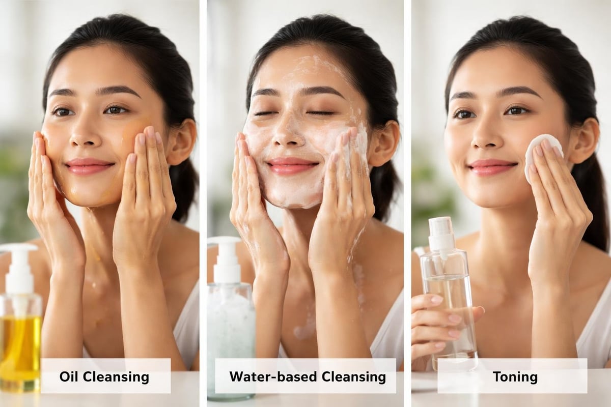 Multi-step cleansing process