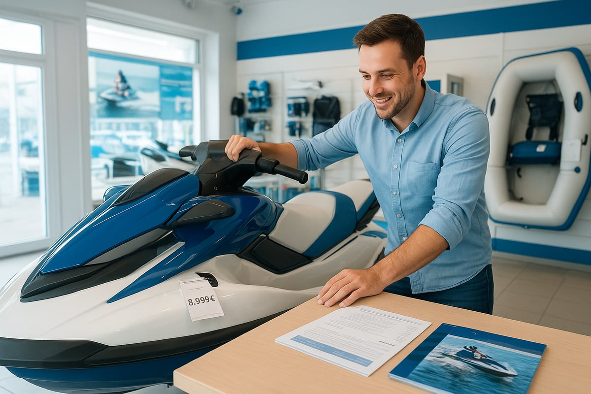 Motos de Agua Benidorm - article 21e87067 1f09 4c2c a33 fotografia realista de una persona revisando una m 3 gn0vdz Guía Paso a Paso para Comprar tu Moto de Agua