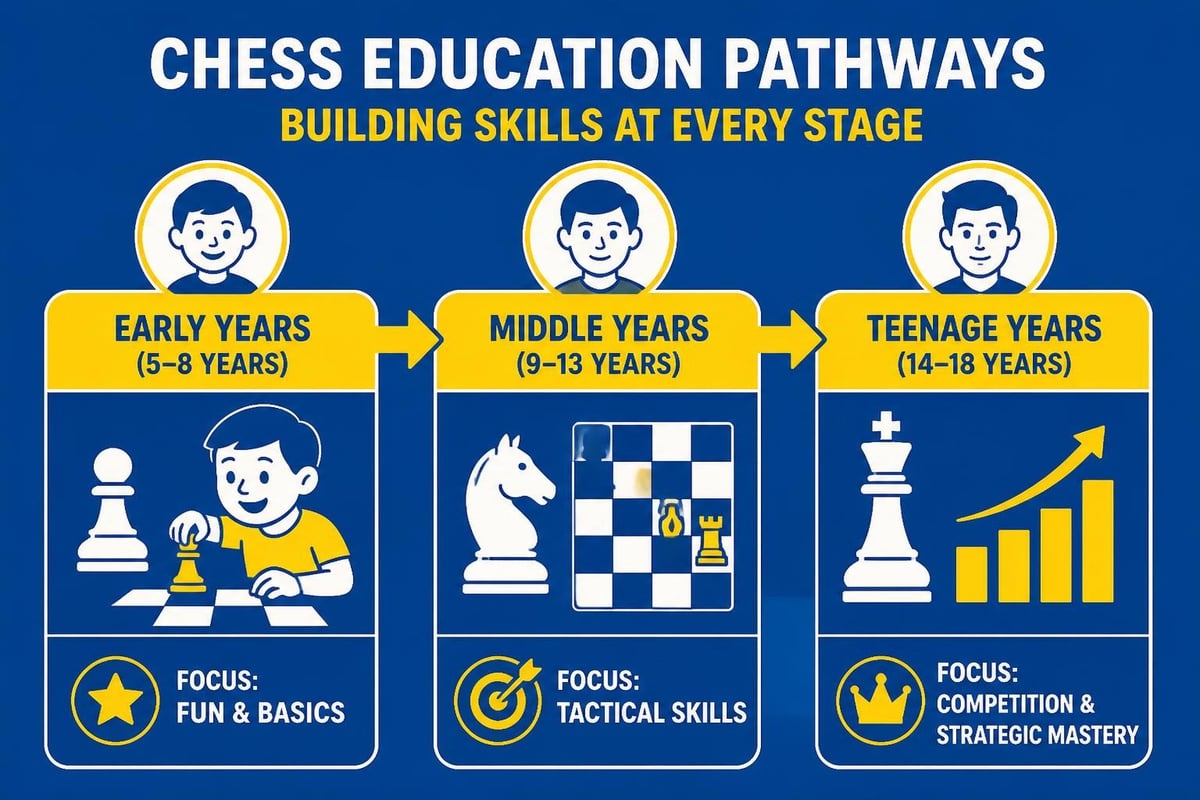 Age-appropriate chess education